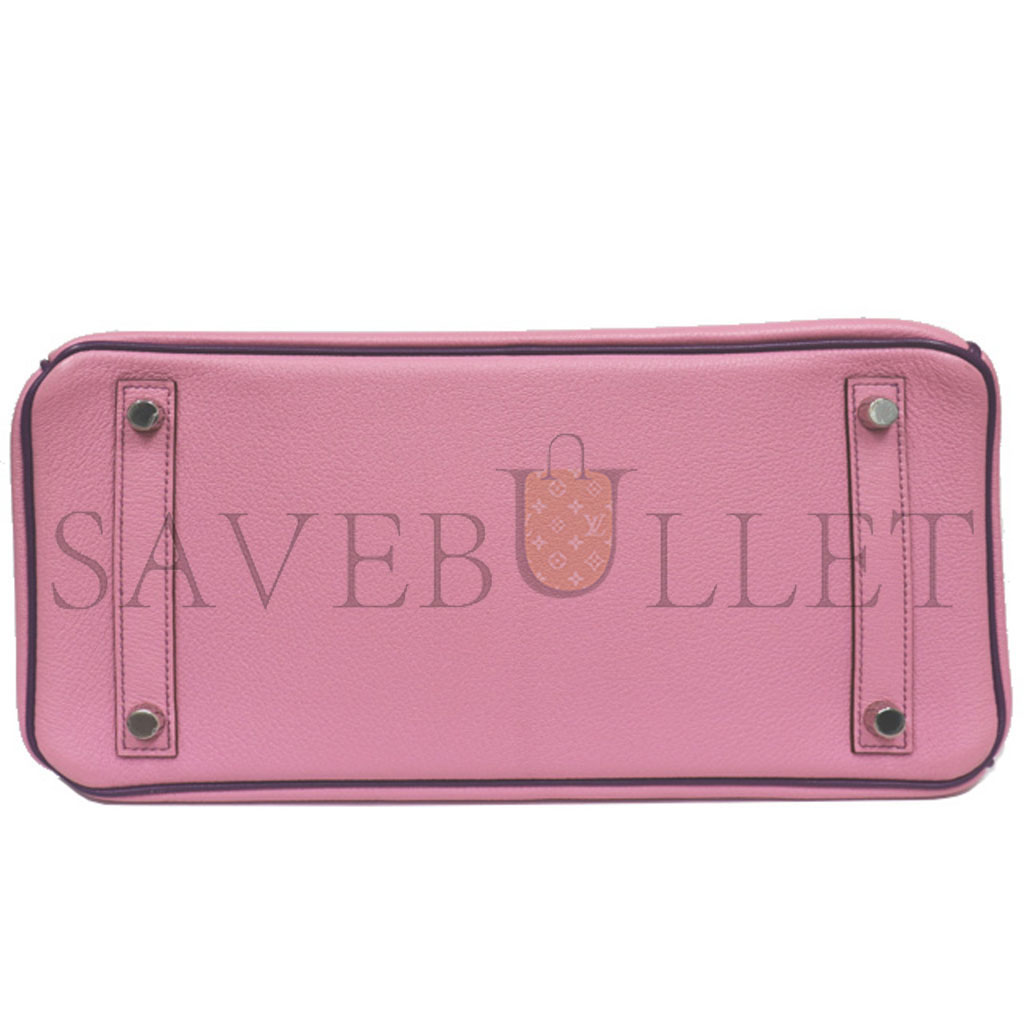 H**mes birkin 30 epsom malva and anemone purple silver buckle 5010502009566 (30*23*15cm)